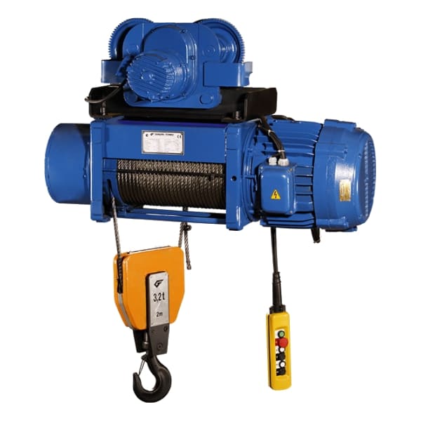 Таль электрическая канатная CD1 3,2т высота 6м передвижная 380в (Китай).
