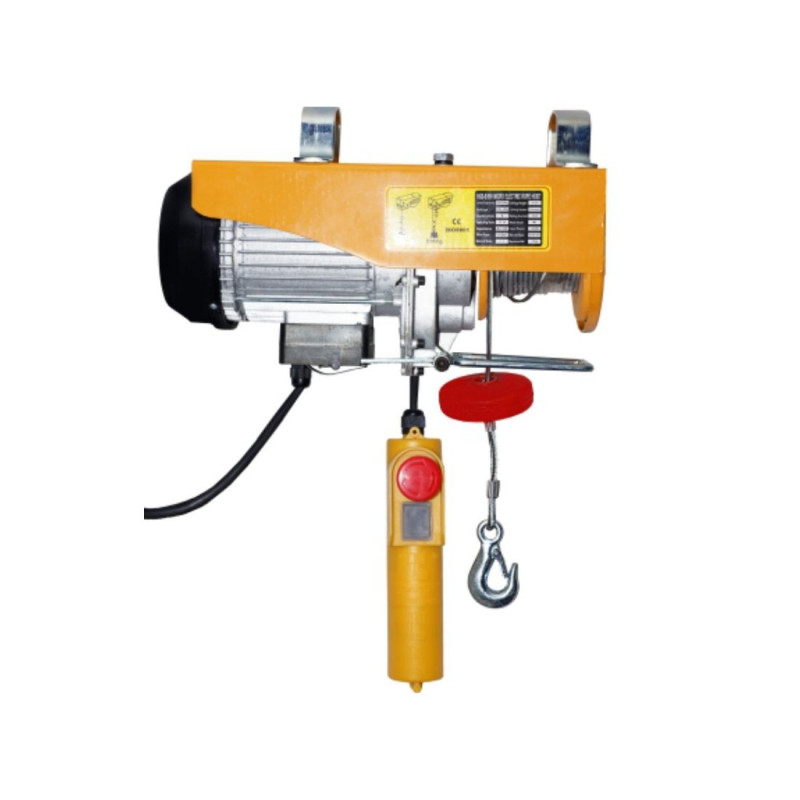 Мини таль электрическая канатная, стационарная, 220 В 250 / 500 кг - 20/10 м PA