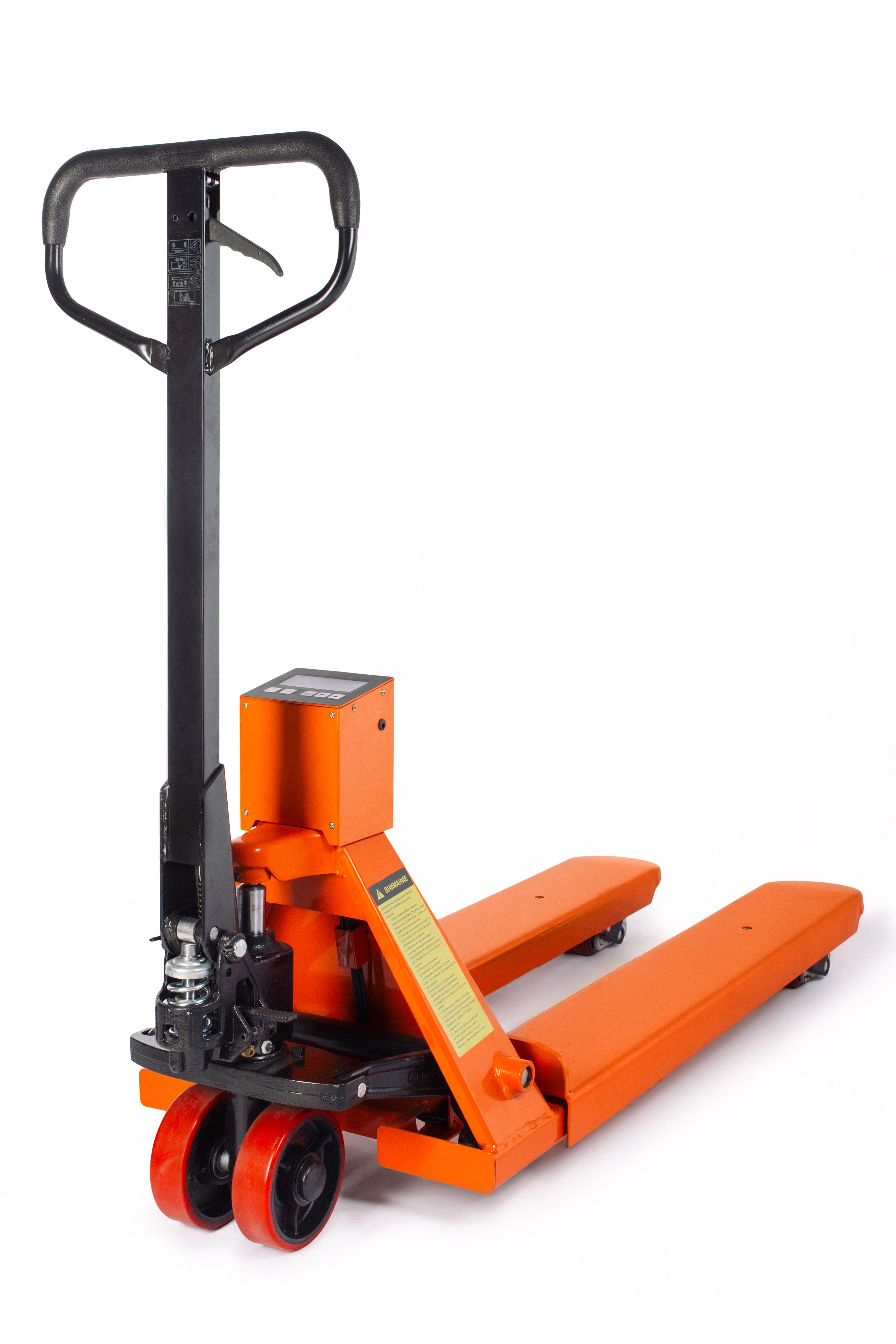 ТЕЛЕЖКА ГИДРАВЛИЧЕСКАЯ С ВЕСАМИ 2000 КГ 1150 ММ ПОЛИУРЕТАНОВЫЕ КОЛЕСА TOR CBY-CW2