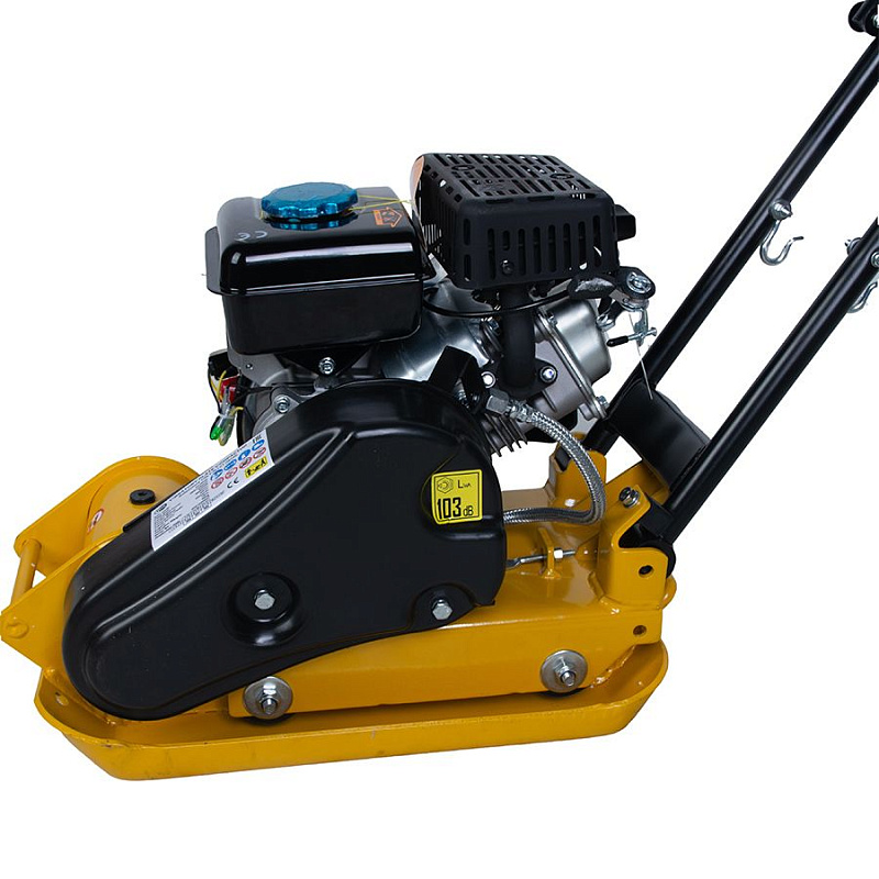 Виброплита TOR T-50 48кг, 8,5кН Loncin коврик, колесный комплект