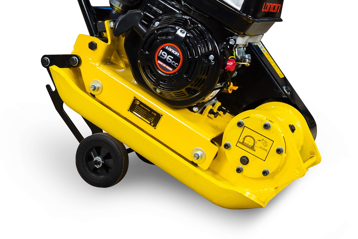 Виброплита TOR C-90L(R) 83 кг, 16кН (Loncin) колесный комплект