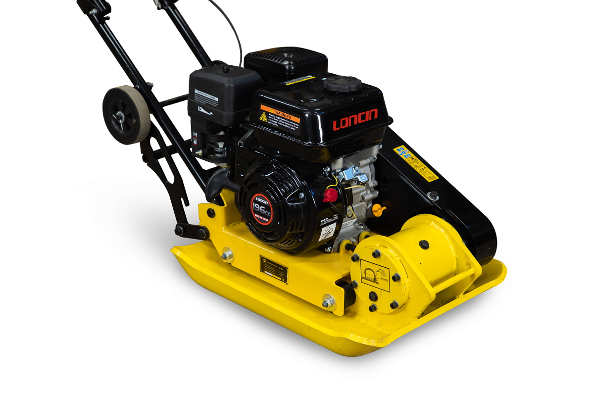 Виброплита TOR C-90L(R) 83 кг, 16кН (Loncin) колесный комплект