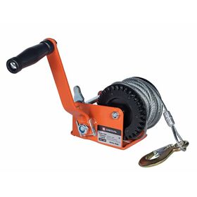 Лебедка ручная барабанная канатная LRB 450 кг / 10 м